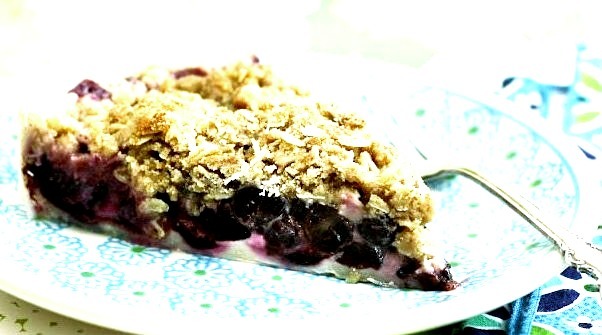 Blueberry Crumble Pie