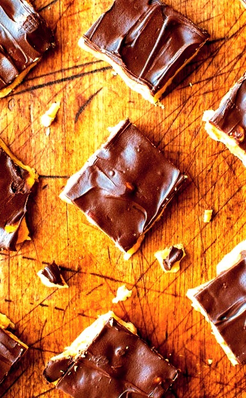 Chocolate Covered Microwave Peanut Brittle