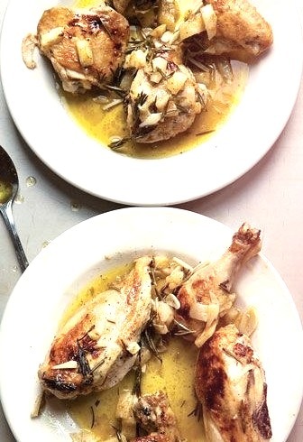 Lemon & Rosemary Chicken (via Saveur)