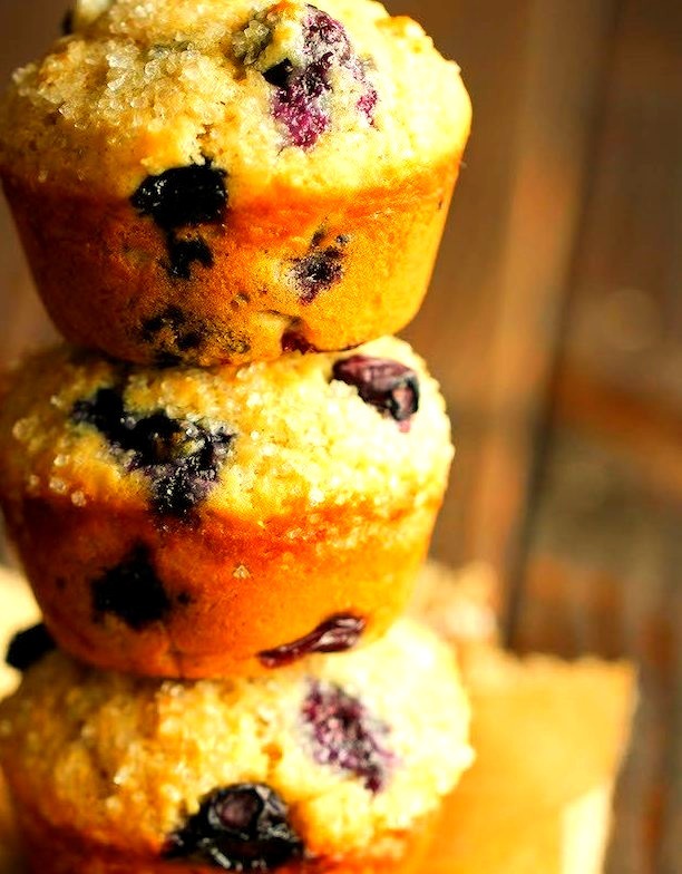 Blueberry Vanilla Muffins