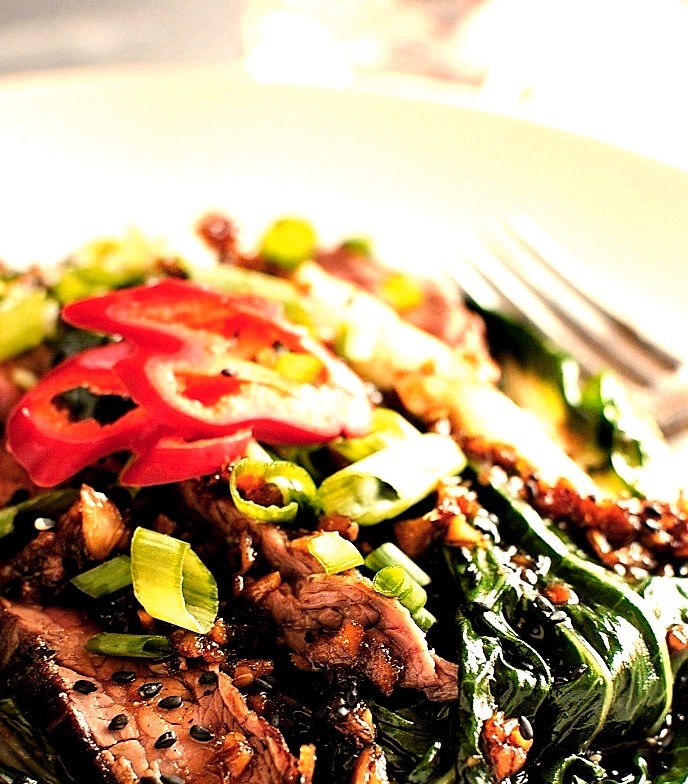 Recipe: Asian Steak Salad with Bok Choy