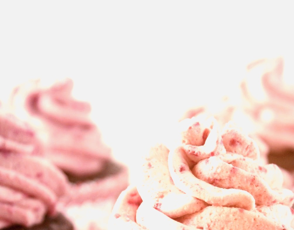Dark Chocolate Cupcakes with Raspberry Vanilla Creme
